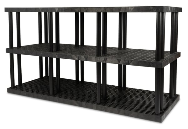 Dura-Shelf® Plastic Bulk Shelving - HS9636X3