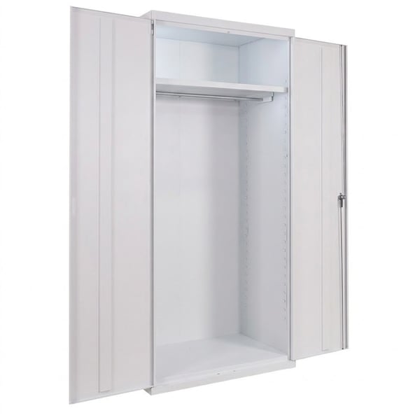 Wardrobe Commercial Storage Cabinet - HCW362478-4-WH