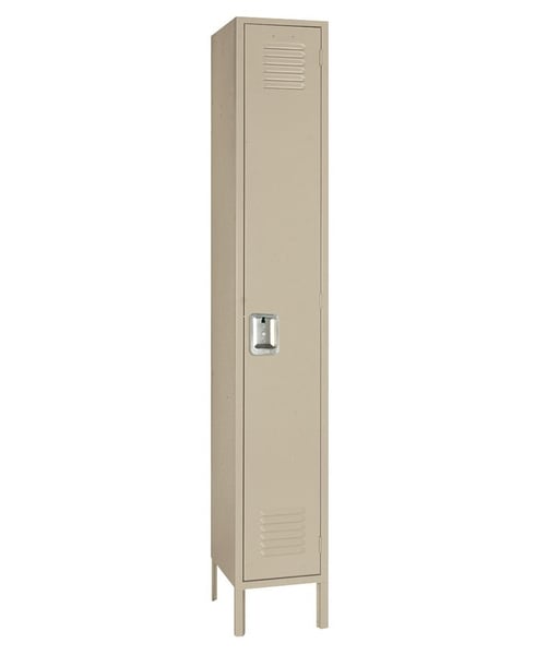 Single Tier Steel Lockers - H5032SU-PUTTY