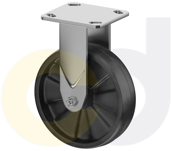 CasterDepot Top Plate Casters - Glass-Filled Nylon Wheel- Capacities Up To 1250 Lbs. - HC016.84A