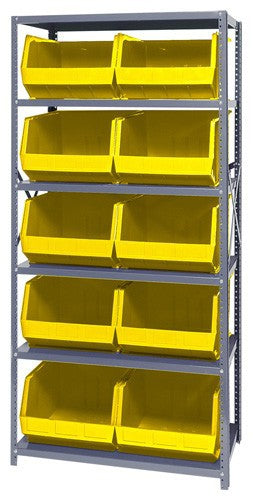 Giant Open Hopper Bin Storage System - HQSBU-270-Y