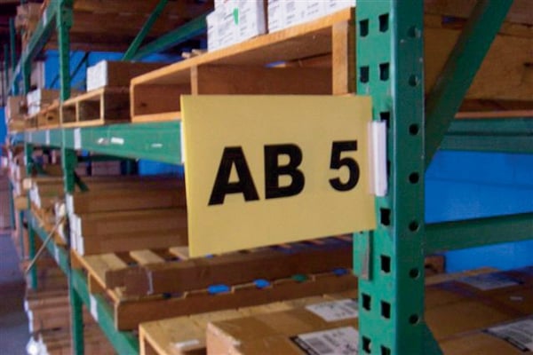 Warehouse Aisle Sign Kit - HWMK-1RH