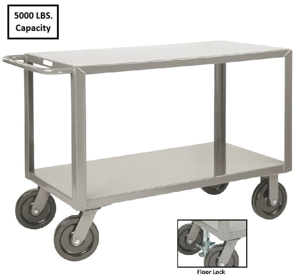 Extra Heavy Duty Shelf Truck - HGH-3048-8PHK-FL