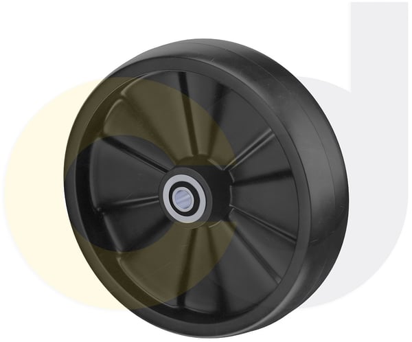 CasterDepot Ergonomic, Top Plate Casters - Glass-Filled Nylon Wheel- Cap. Up To 1400 Lbs. - HW020.002