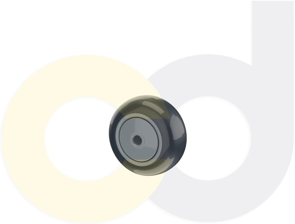 CasterDepot Top Plate Casters - Thermo-Urethane Wheel - Capacities Up To 350 Lbs. - HW003.562