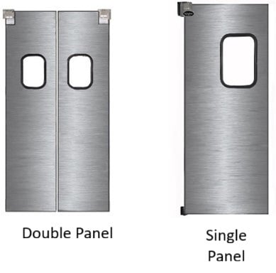 Stainless Steel Single & Double Panel Doors - HTLS3684S