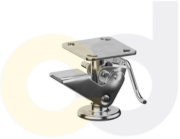 CasterDepot Floor Locks - Kickbar Style - HF001.107