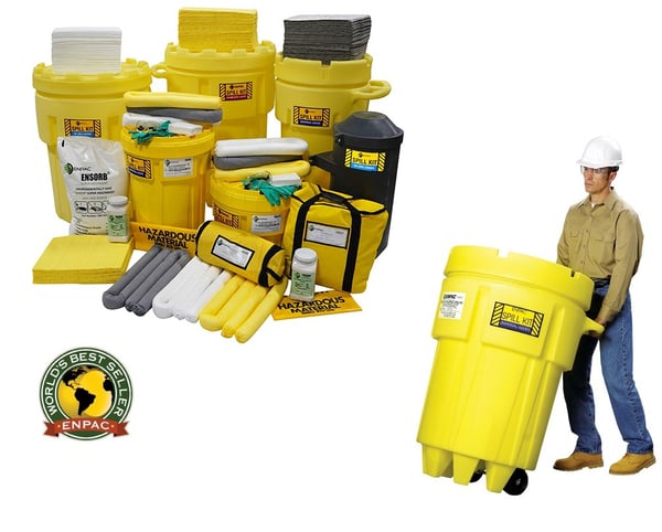 ENPAC Salvage Drum Spill Kits - H1322-YE