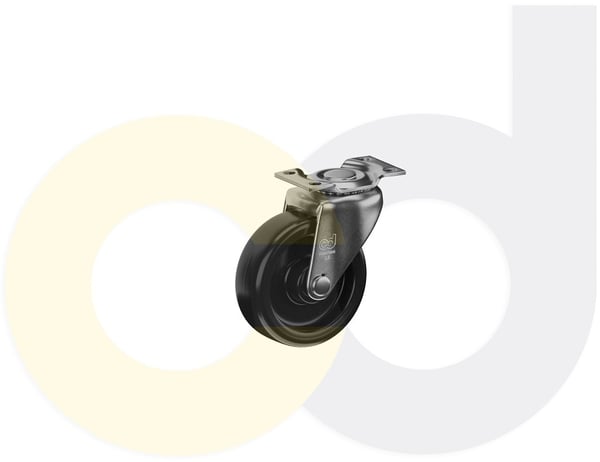 CasterDepot Top Plate Casters - Polyolefin Wheel - Capacities Up To 120 Lbs. - HC002.921