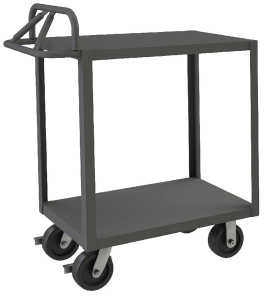 Rolling Stock Cart With Ergonomic Handle - HRSCE-1830-2-3.6K-ALD-95