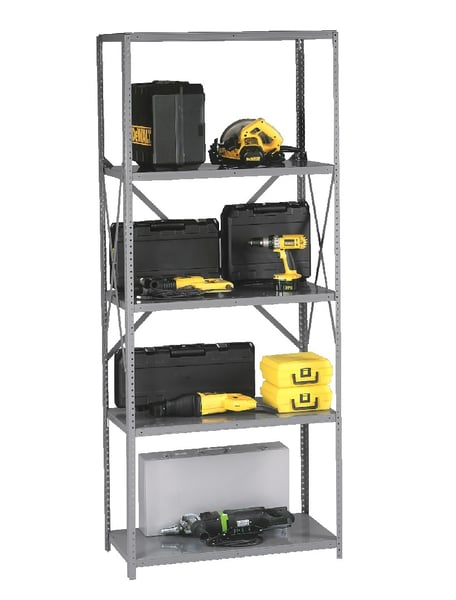 Tennsco Q-Line Industrial Shelving - HQO5-4824S