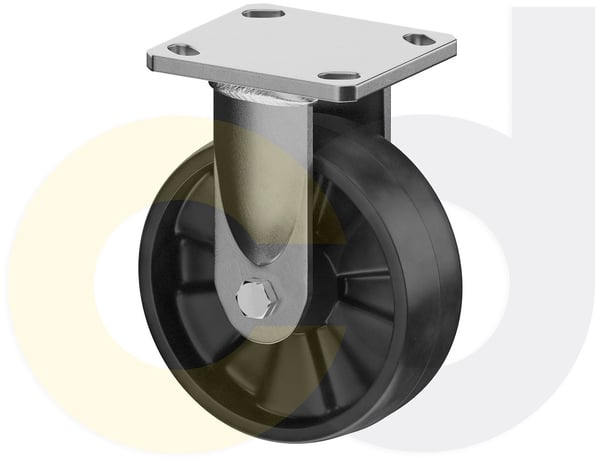 CasterDepot Ergonomic, Top Plate Casters - Glass-Filled Nylon Wheel- Cap. Up To 1400 Lbs. - HC091.B8B