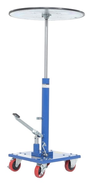 Hydraulic Post Tables With Rounded Tops - HHT-03-24R