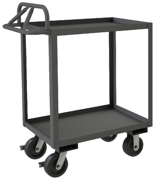 Rolling Stock Cart With Ergonomic Handle - HRSCE-1830-2-3.6K-95