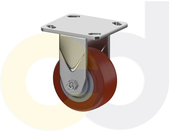 CasterDepot Top Plate Casters - Thermo-Urethane Wheel- Capacities Up To 800 Lbs. - HC016.335