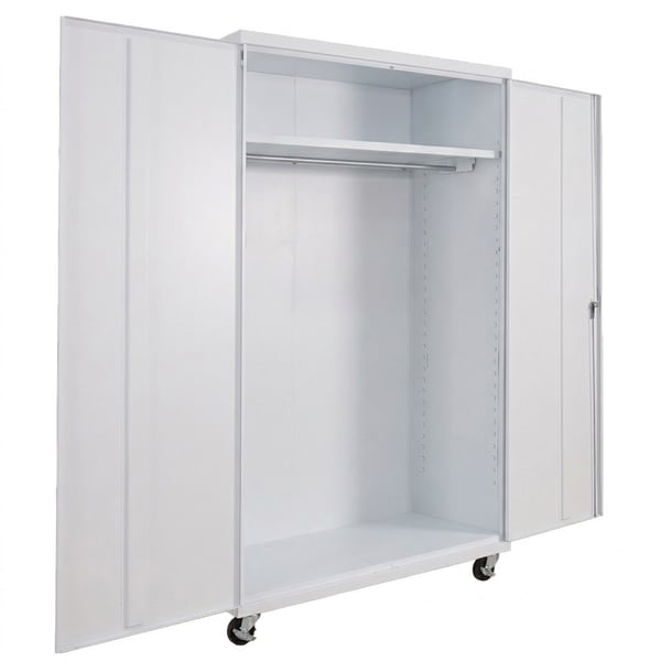Wardrobe Commercial Storage Cabinet - HCWM482478-4-WH
