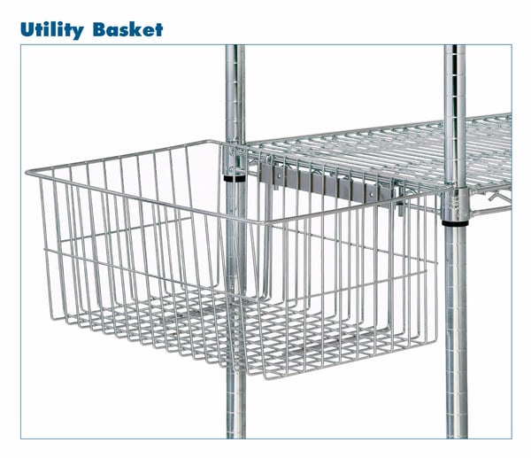 Chrome Wire Shelving Unit Accessories - HUB10