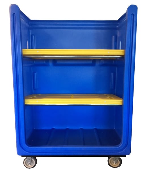 Laundry Truck Shelf System - HF-LT90-P-BROWN