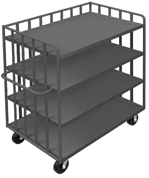 Open Portable Shelf Cart - HOPT-4830-95
