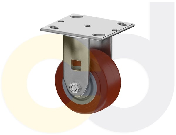 CasterDepot Top Plate Casters - Thermo-Urethane Wheel - Capacities Up To 800 Lbs. - HC016.5DA