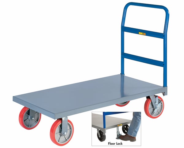 All-Welded Heavy Duty Platform Truck - HNBB-3060-8MR-FL