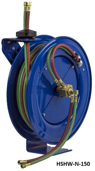 Spring Driven Welding Hose Reels - HSHW-N-150