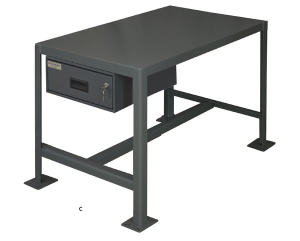 Mobile & Stationary Machine Tables - HMTD182442-2K195