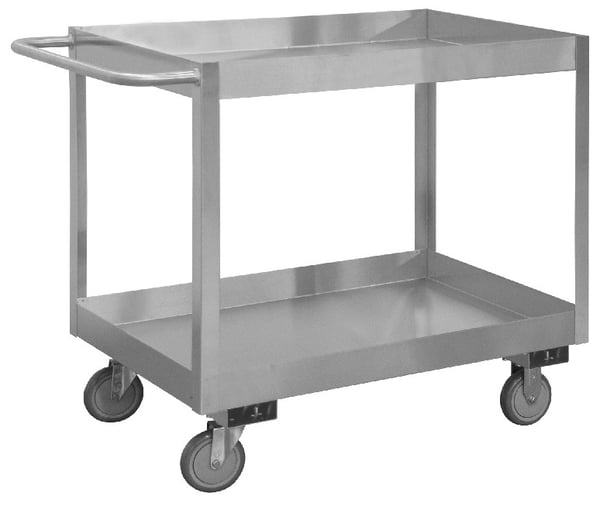 Stainless Steel Shelf Stock Carts - HSRSC31624362ALU5PUS