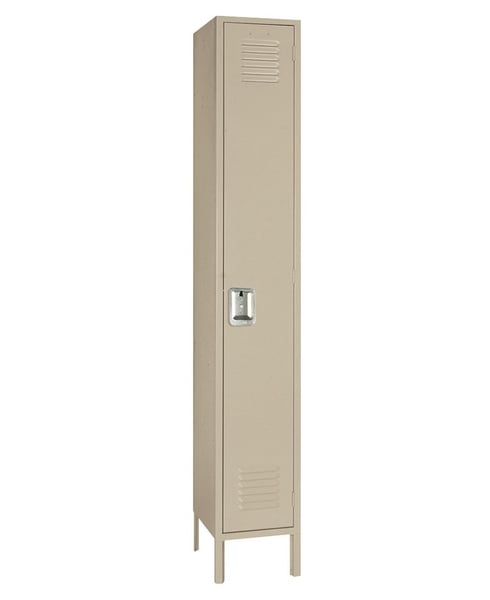 Single Tier Steel Lockers - H5092SU-PUTTY