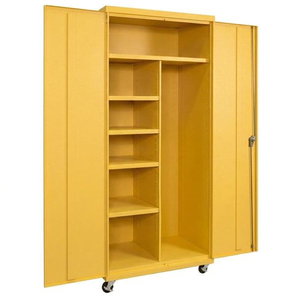 Janitorial Commercial Storage Cabinets - HCJM362478-4-YL
