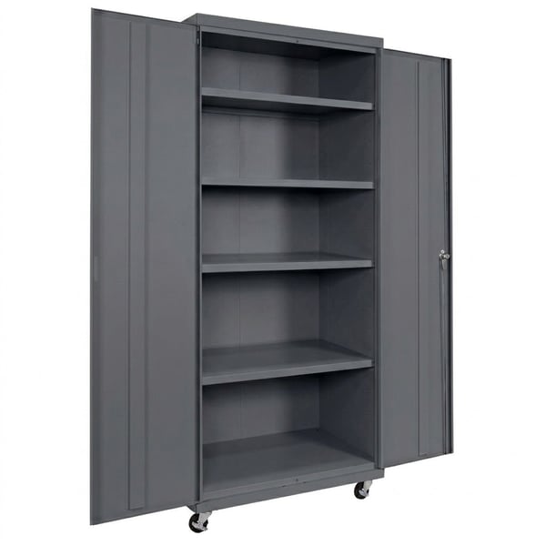 Shelf Commercial Storage Cabinets - HCM362478-4-GY