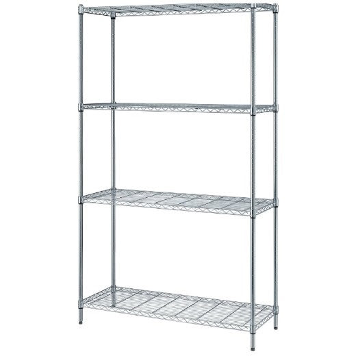 4-Shelf Consumer Grade Wire Shelving - HRWR72-2430LD