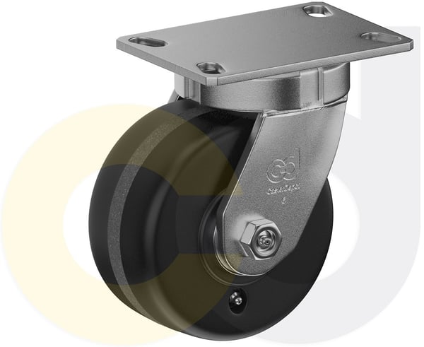 CasterDepot Top Plate Casters - Phenolic Wheel - Capacities Up To 3000 Lbs. - HC014.196