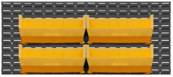 Louvered Panel Racks - HLPW-46X20-95
