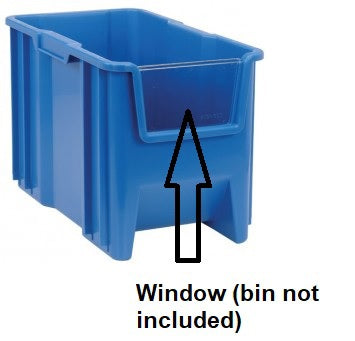 Giant Open Hopper Stackable Bins - HWGH600