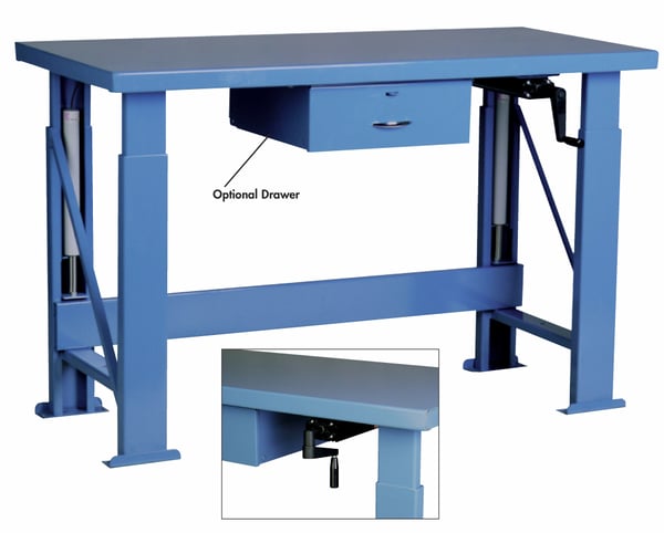 Ergonomic Hydraulic Work Benches - HHBS-34120-E16