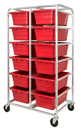 Mobile Tub Racks - HTR12-2516-8-R