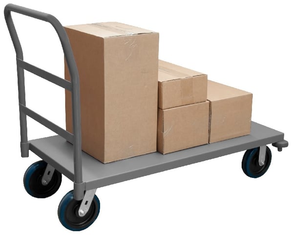Low Deck Steel Platform Trucks - HEPTRB24488PU95