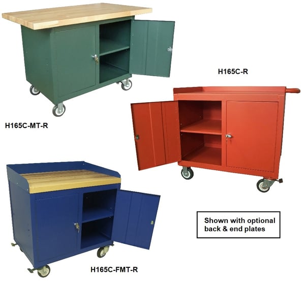 Cabinet Mobile Maintenance Bench - H165C-PT-XR