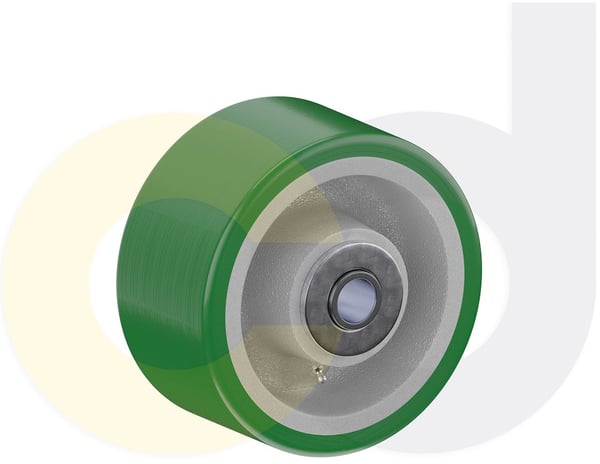 CasterDepot Top Plate Casters - Poly On Cast Iron Wheel - Capacities Up To 3500 Lbs. - HW003.930.cd