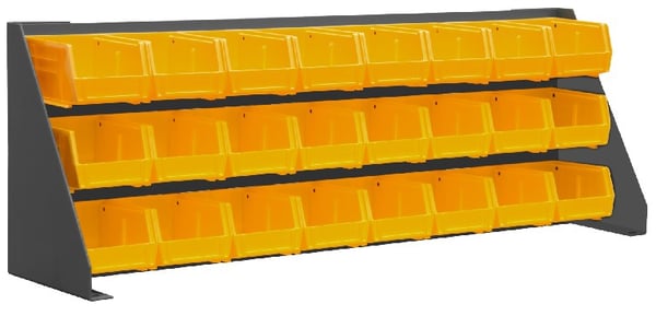 Louvered Panel Racks - HLPRSS-34.5X12-95