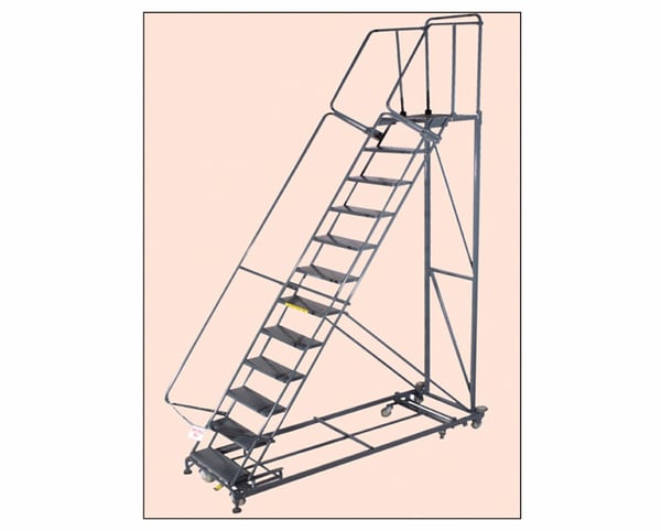 Heavy Duty 600 Lb. Capacity Stairway Slope Ladder - HHDS-7P