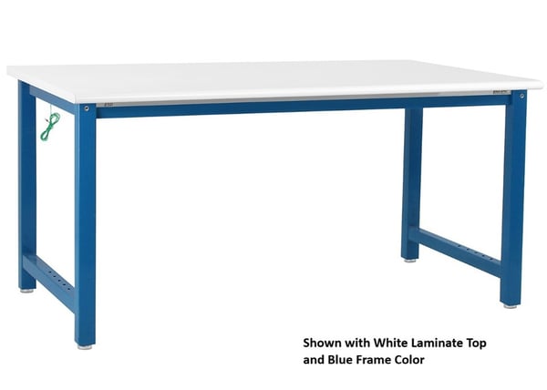 Kennedy Series Workbench W/LisStat™ ESD Static Control Laminate Top - HKD3660-DBLU GR TOP