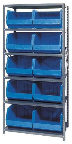 Giant Open Hopper Bin Storage System - HQSBU-270-B