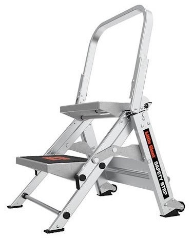 Safety Step Rolling Step Stools - H10210BA
