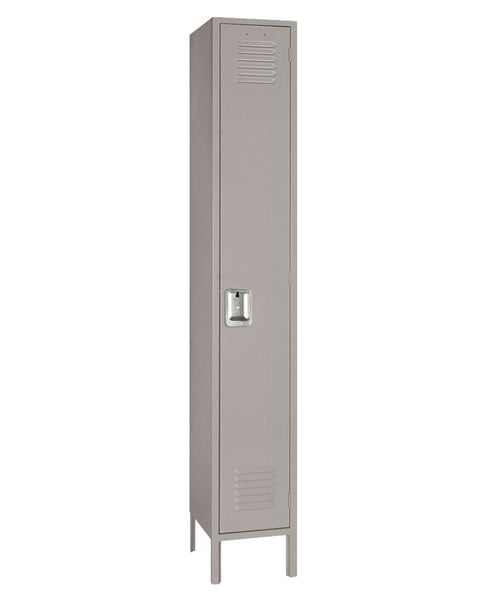 Single Tier Steel Lockers - H5042SU-GRAY