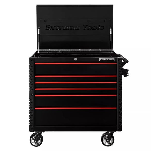 Extreme Tools® Ex Series 33" & 41" Tool Carts - HEX4106TC-BKRD