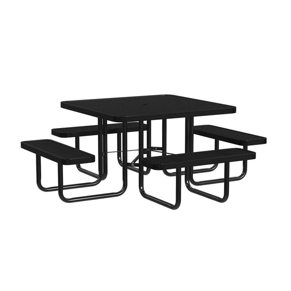 Expanded Metal Portable 46In Table - HT46SQP-BLACK