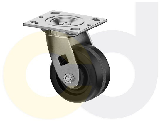 CasterDepot Top Plate Casters - Phenolic Wheel - Capacities Up To 1250 Lbs. - HC009.002