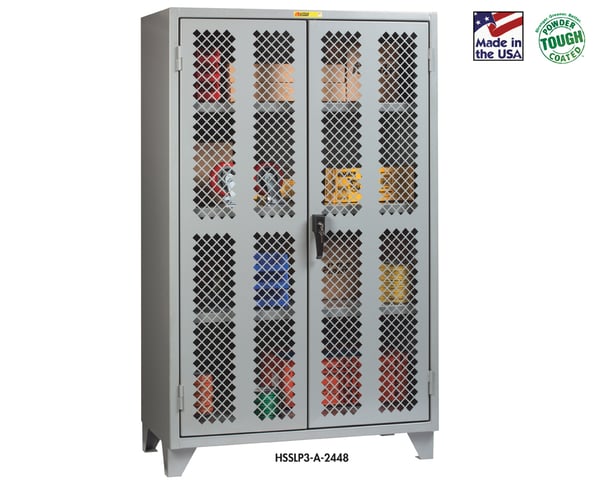 12 Ga. Clear View Storage Cabinets - HSSLP2-A-3048